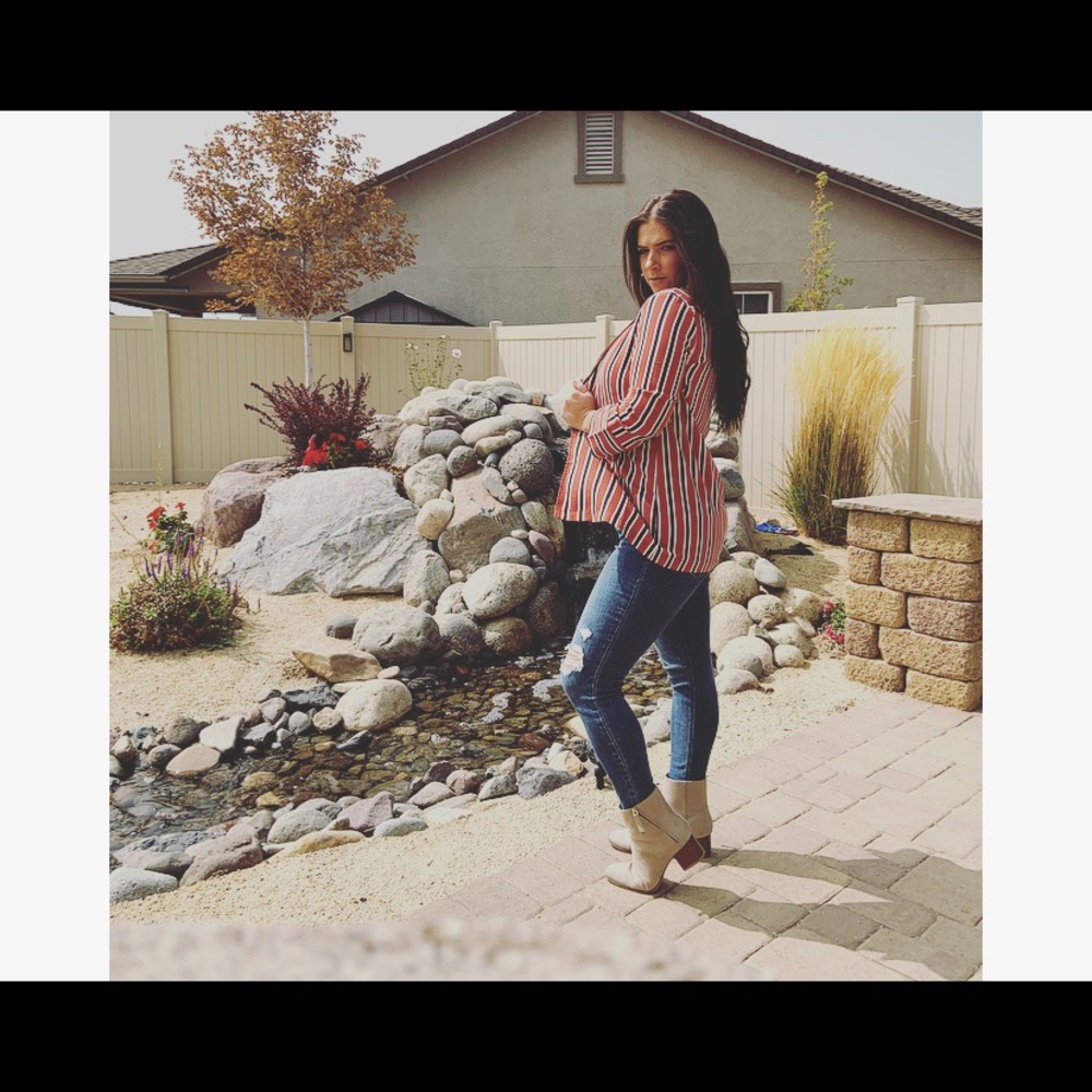 Striped blazer - Picture 2 of 5